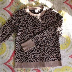 A new day cheetah print sweater xs